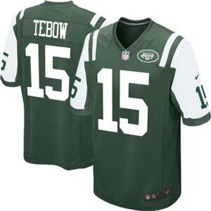 NFL Nike New York Jets Tim Tebow Green Game Day Jersey Size Large
